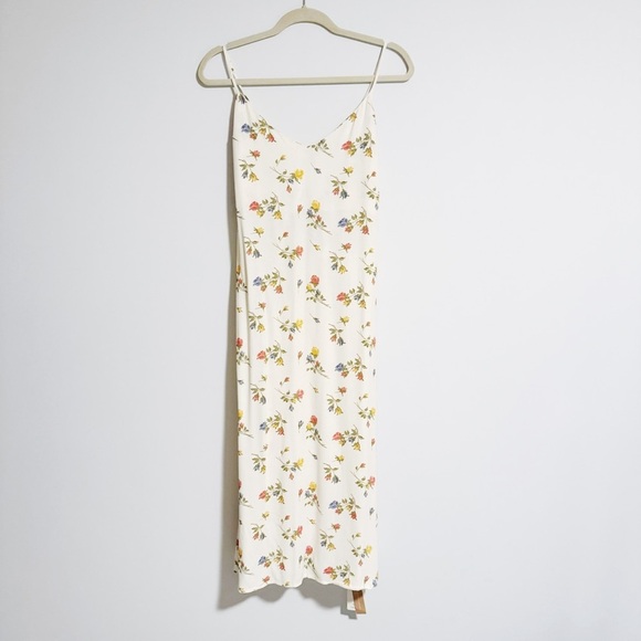 Reformation - Cream Floral Print Chianti Dress - Picture 4 of 6
